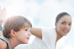 Familienyoga Werbung