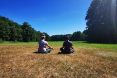 Meditation im Wald